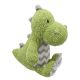 dragon knitted soft toy green